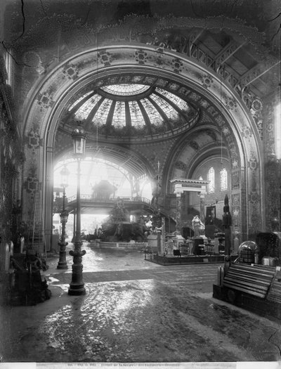 Gallery of the Various Industries, Universal Exhibition, Paris (detail) by Adolphe Giraudon